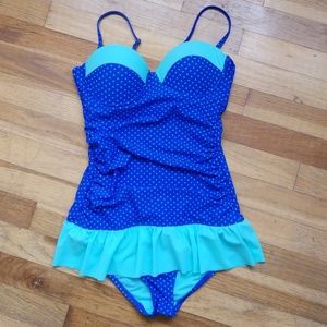 Joe boxer one piece swim suit